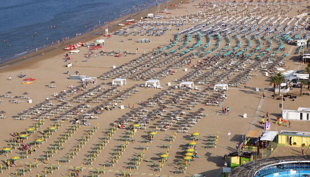 spiaggia riviera romagnola