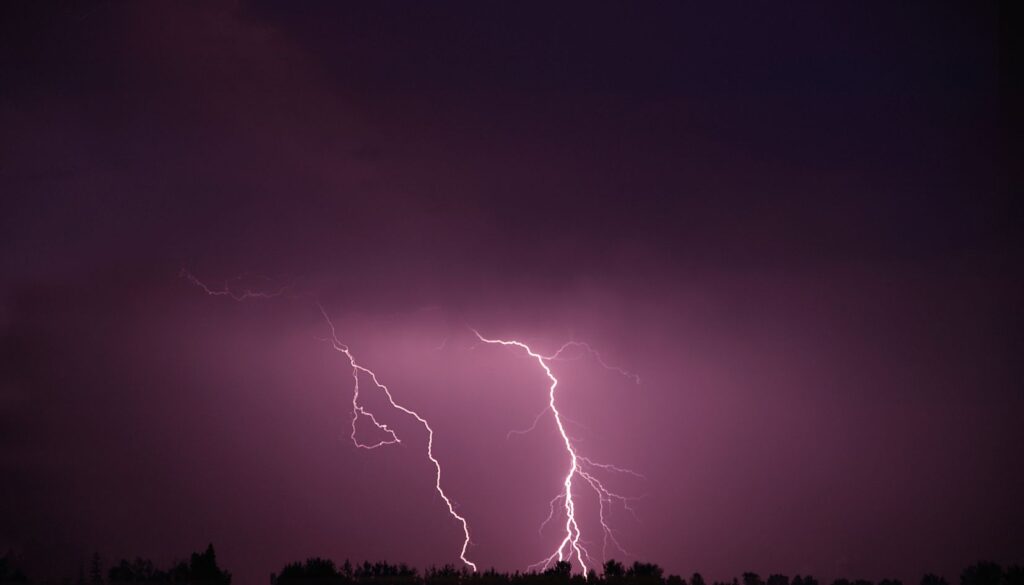 fulmini nel cielo
