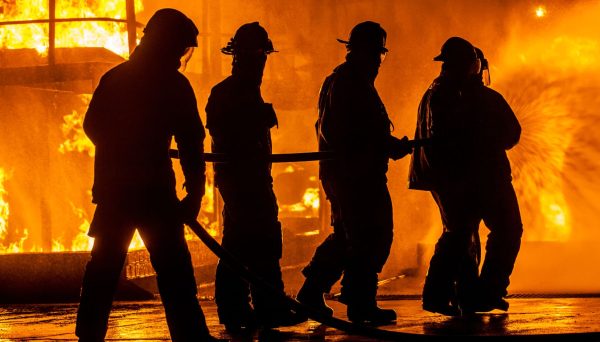 incendio vigili del fuoco